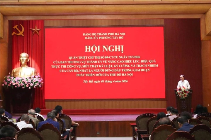 Tây Hồ: Nâng cao hiệu lực công vụ, quyết liệt chấn chỉnh kỷ luật, kỷ cương