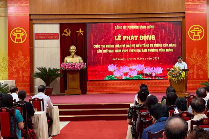 Vĩnh Hưng: Phát động Cuộc thi chính luận bảo vệ nền tảng tư tưởng của Đảng