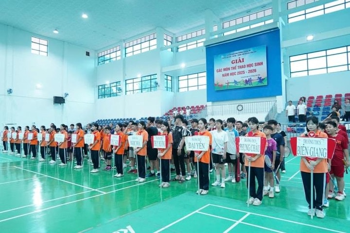 Khai mạc Giải thể thao học sinh phổ thông phường Chương Mỹ