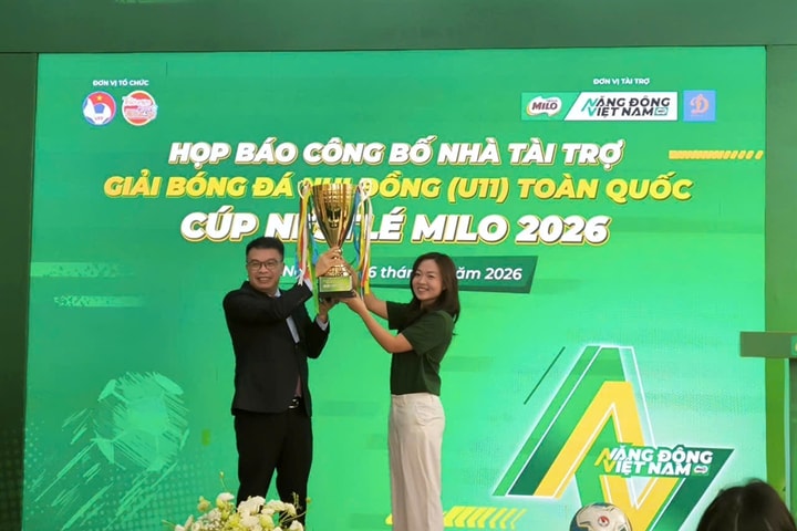 Khởi động Giải Bóng đá Nhi đồng (U11) toàn quốc Cúp Nestlé Milo 2026