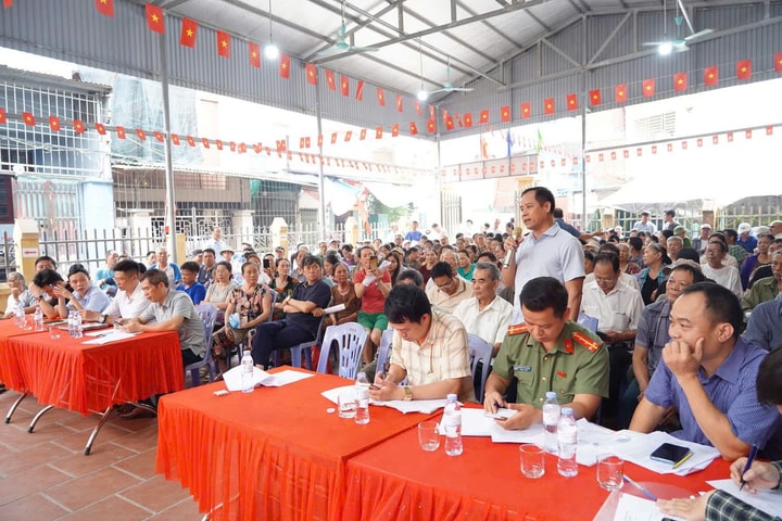 Các hộ dân tại thôn Thụy Ứng, xã Thường Tín ủng hộ chủ trương thực hiện Dự án Khu đô thị thể thao Olympic