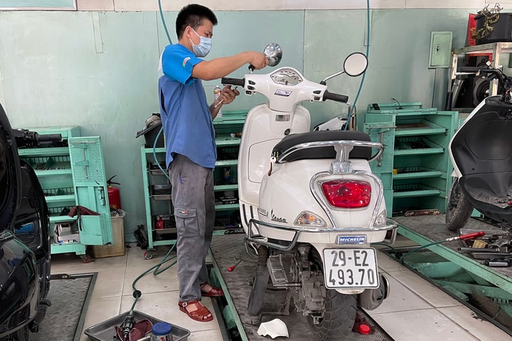 Giữ xe máy "đạt chuẩn" để đảm bảo được lưu hành trong đô thị