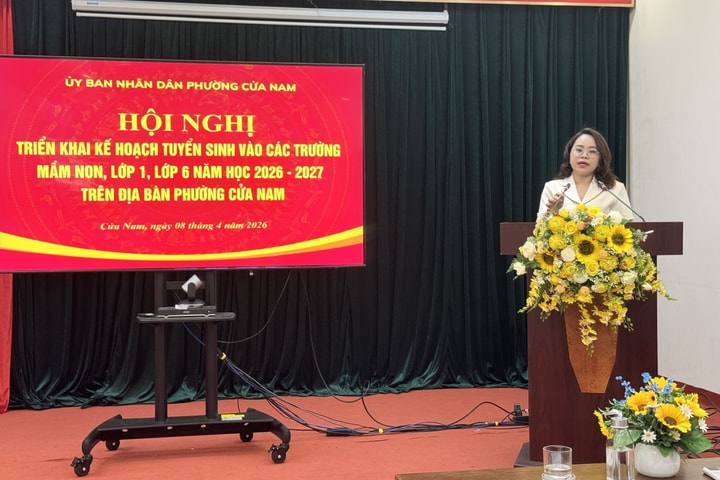 Phường Cửa Nam ứng dụng AI và GIS phân tuyến, giảm áp lực tuyển sinh đầu cấp