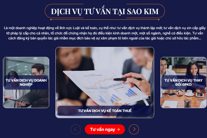 Giải pháp kế toán và tư vấn thuế cho doanh nghiệp từ Luật và kế toán Sao Kim