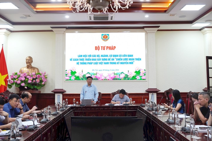 Bảo đảm tiến độ, chất lượng xây dựng đề án “Chiến lược hoàn thiện hệ thống pháp luật Việt Nam trong kỷ nguyên mới”