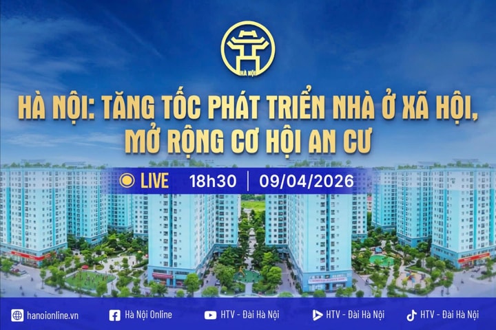 [TRỰC TIẾP] Chương trình thời sự: "Hà Nội tăng tốc phát triển nhà ở xã hội - Mở rộng cơ hội an cư"