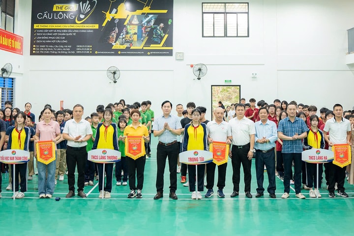 Khai mạc Giải thể thao học sinh phường Láng: Đánh thức tinh thần thể thao học đường