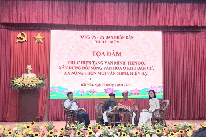 Hát Môn nhân rộng mô hình tang văn minh, tiến bộ