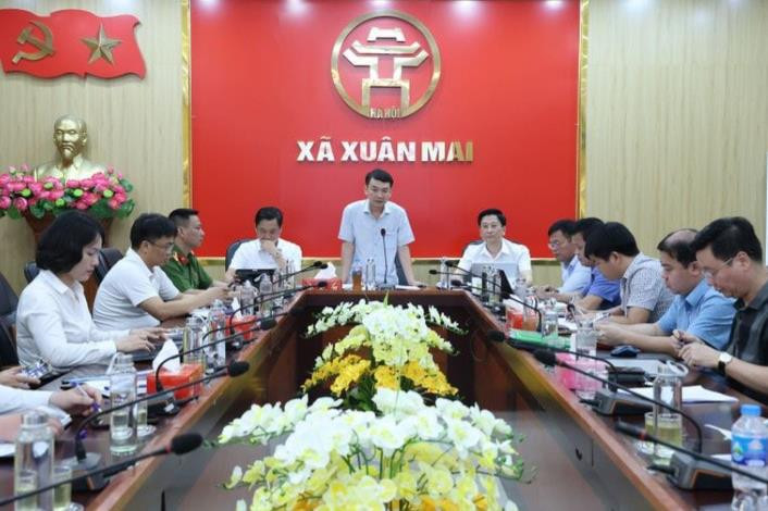Xuân Mai đẩy nhanh giải phóng mặt bằng các dự án trọng điểm