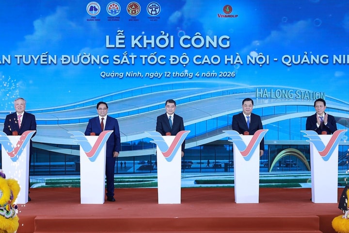 Khởi công dự án tuyến đường sắt tốc độ cao Hà Nội – Quảng Ninh