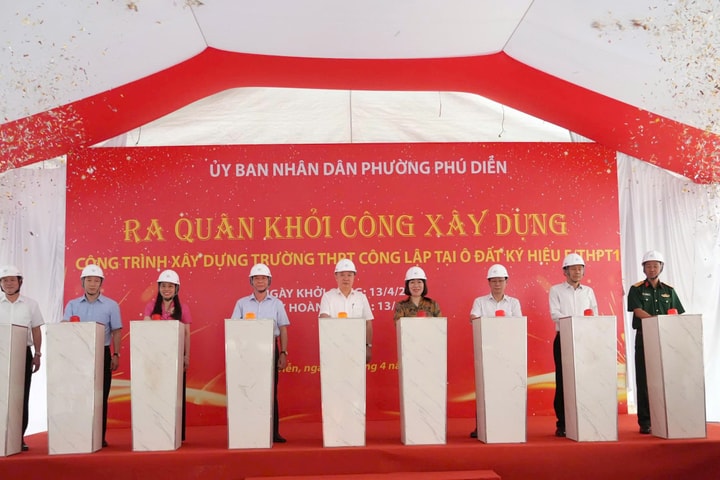Phường Phú Diễn sẽ có thêm trường THPT công lập hiện đại vào năm 2027