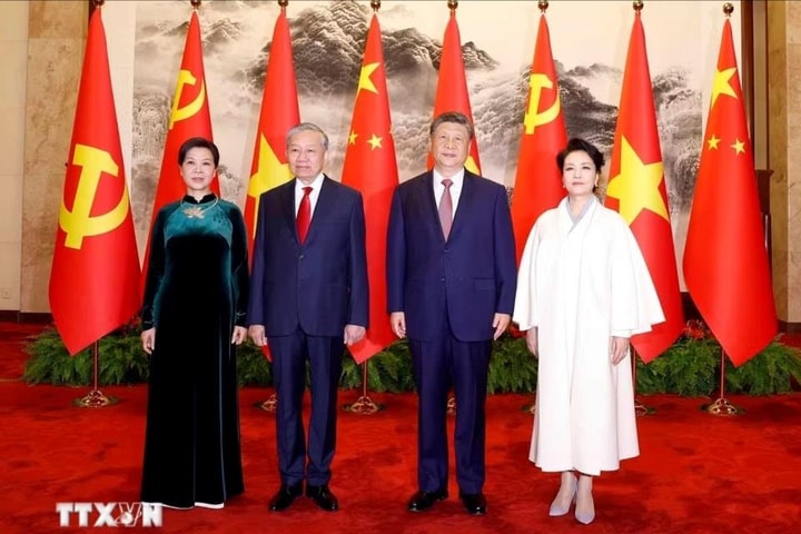 Tổng Bí thư, Chủ tịch Trung Quốc Tập Cận Bình chủ trì Lễ đón chính thức Tổng Bí thư, Chủ tịch nước Tô Lâm