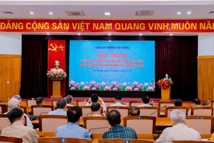 Phường Việt Hưng triển khai Hội thi Báo cáo viên, tuyên truyền viên giỏi năm 2026