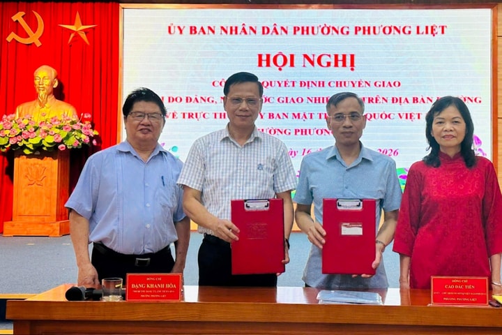 Phường Phương Liệt chuyển giao Hội Người cao tuổi, Hội Chữ thập đỏ về Mặt trận Tổ quốc quản lý