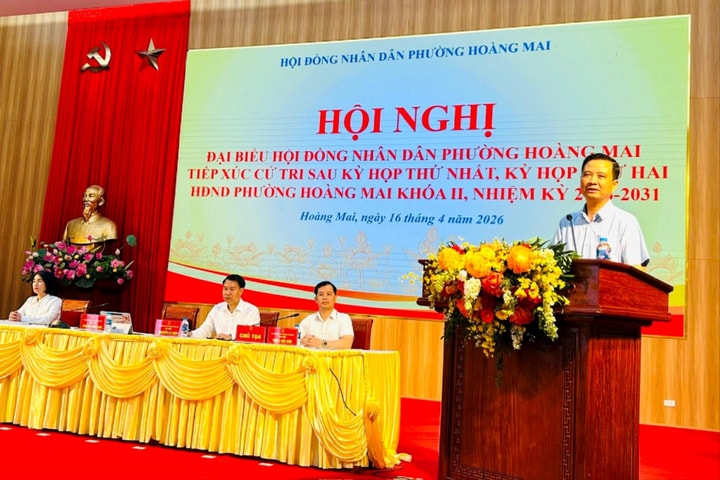 Phường Hoàng Mai ưu tiên dự án trọng điểm và xử lý kiến nghị dân sinh