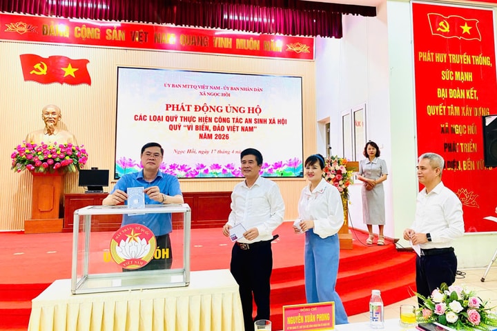 Ngọc Hồi phát động ủng hộ các quỹ an sinh xã hội và Quỹ “Vì biển, đảo Việt Nam” năm 2026