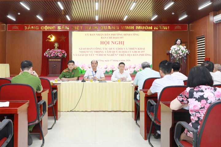 Định Công tập trung tháo gỡ “5 điểm nghẽn”, nâng cao hiệu quả quản lý đô thị