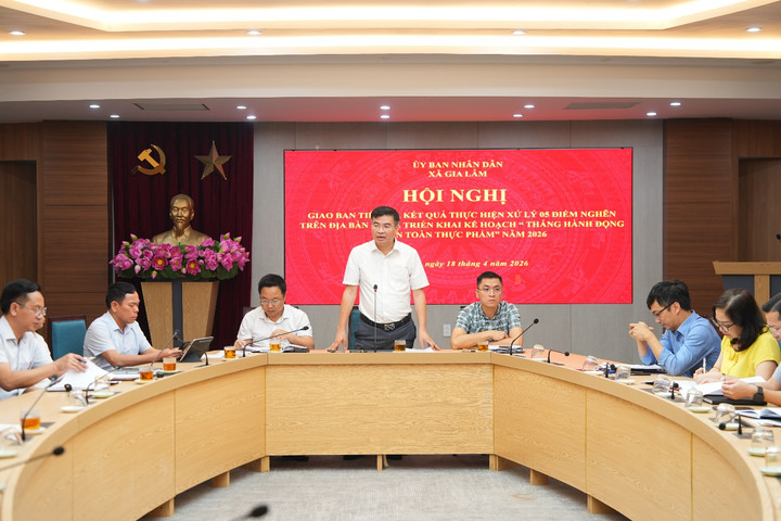 Gia Lâm: Triển khai đồng bộ Tháng hành động vì an toàn thực phẩm gắn với giải quyết “5 điểm nghẽn”