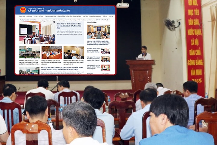 Trang thông tin điện tử xã Trần Phú phát huy hiệu quả công tác tuyên truyền