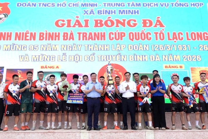 Bế mạc Giải bóng đá thanh niên Bình Đà năm 2026