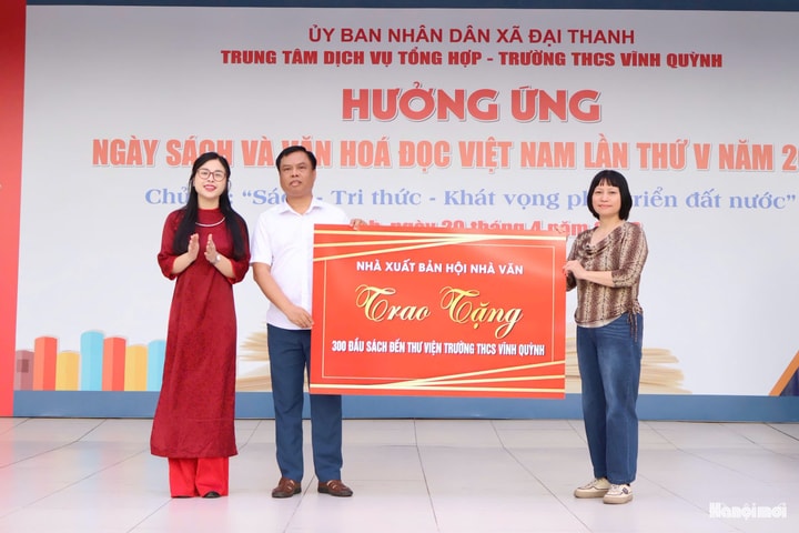 Tiếp lửa đam mê, bồi đắp văn hóa đọc cho học trò xã Đại Thanh
