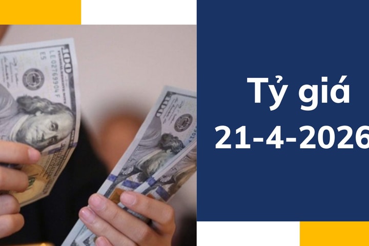 Tỷ giá USD/VND ngày 21-4: Ngân hàng đi ngang, thị trường tự do tăng mạnh