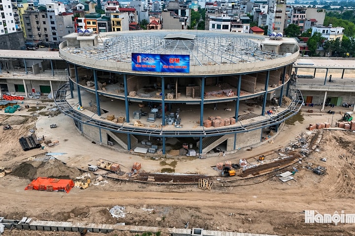 Bến xe hiện đại bậc nhất Thủ đô dần lộ hình hài