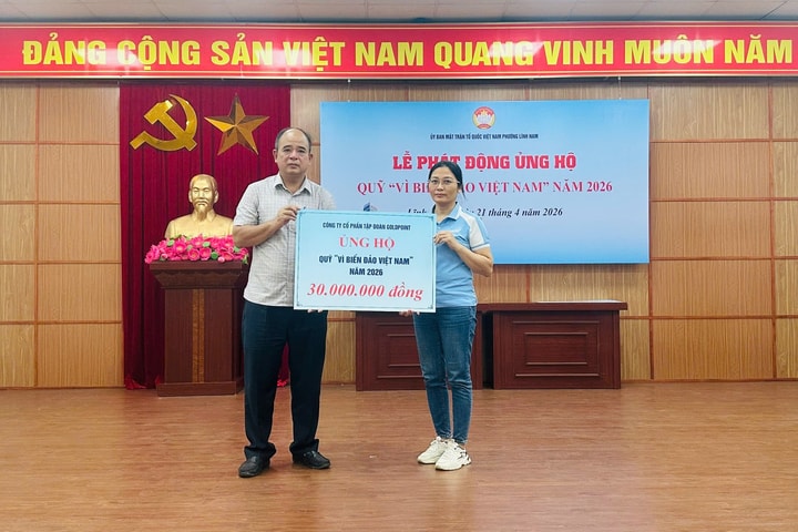 Phường Lĩnh Nam phát động ủng hộ Quỹ “Vì biển, đảo Việt Nam” năm 2026