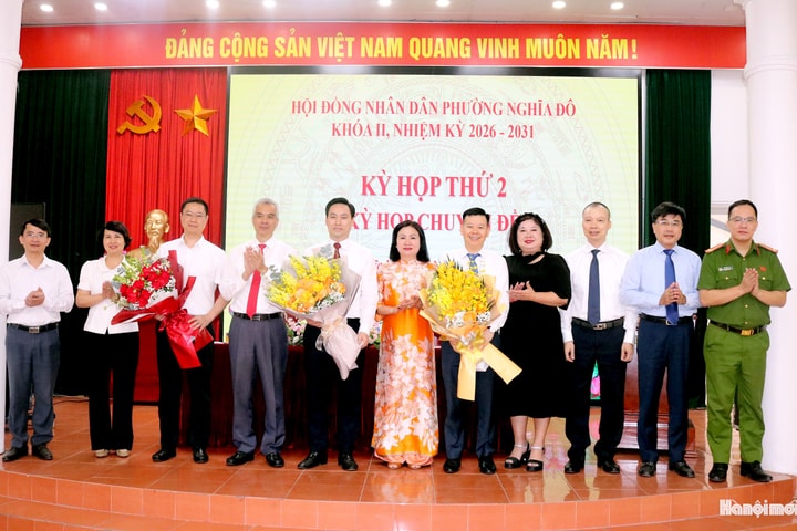 Đồng chí Lê Mạnh Tiến giữ chức Phó Chủ tịch UBND phường Nghĩa Đô