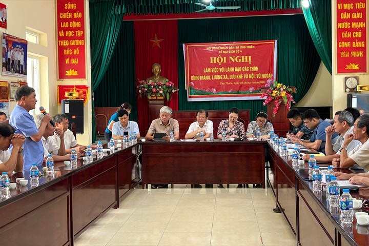 Cử tri Ứng Thiên kiến nghị xử lý dứt điểm các vấn đề đất đai, hạ tầng giao thông