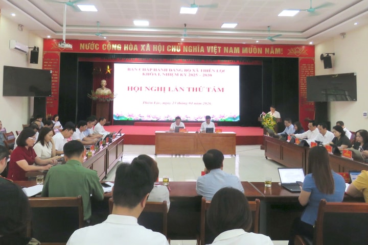 Hội nghị Ban Chấp hành Đảng bộ xã Thiên Lộc lần thứ Tám