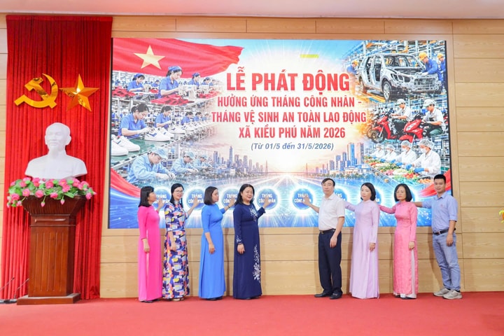 Kiều Phú phát động Tháng hành động an toàn vệ sinh lao động và Tháng Công nhân năm 2026