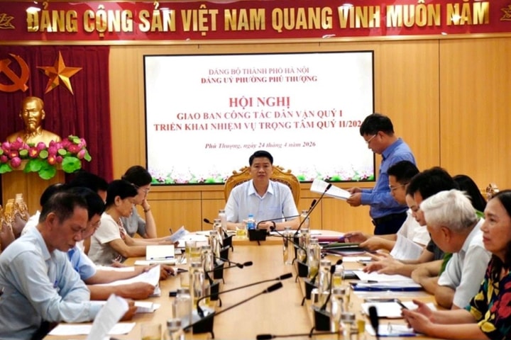 Phường Phú Thượng: Triển khai nhiệm vụ công tác dân vận quý II năm 2026