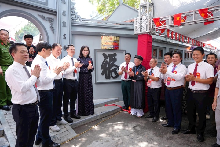 Xã Phù Đổng khánh thành công trình tu bổ, tôn tạo đình Hạ Thôn