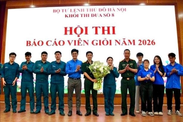 Tuổi trẻ Phú Thượng giành giải Ba tại Hội thi Báo cáo viên giỏi lực lượng vũ trang Thủ đô năm 2026