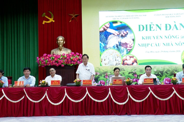 Diễn đàn “Nhịp cầu nhà nông” tại Ứng Hòa: Khơi thông kiến thức, tháo gỡ khó khăn từ thực tiễn