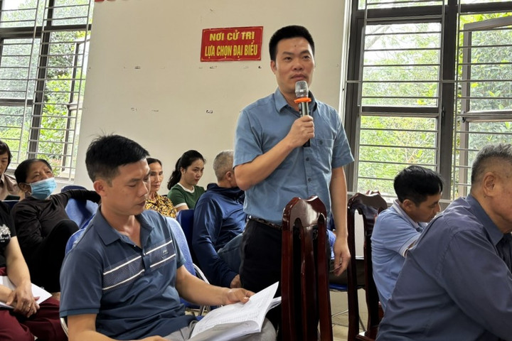 Xã Kim Anh: Triển khai công tác bồi thường, thu hồi đất dự án đường Nội Bài - Sóc Sơn - Đại Lải