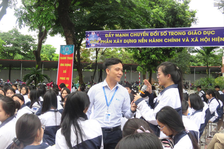 Xã Thiên Lộc: Trang bị kỹ năng số, an toàn thông tin cho học sinh