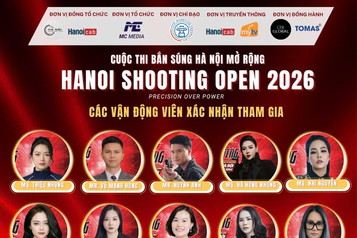 Xác định 20 xạ thủ vào vòng loại trực tiếp Hanoi Shooting Open 2026