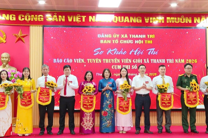 Sôi nổi hội thi báo cáo viên, tuyên truyền viên giỏi ở Thanh Trì