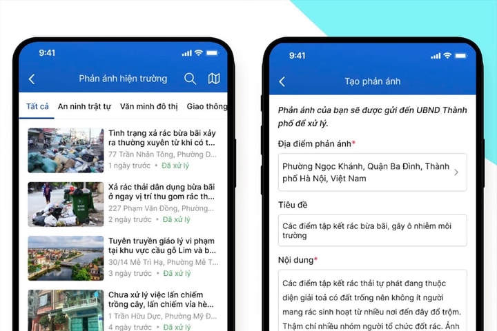 iHanoi bổ sung tính năng bản đồ số tiếp nhận phản ánh kiến nghị của người dân