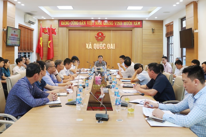 Quốc Oai quyết liệt đẩy nhanh tiến độ giải ngân vốn đầu tư công
