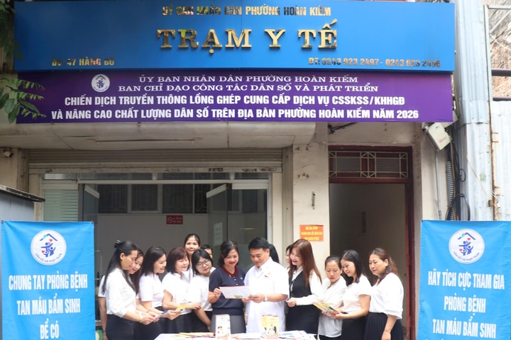 Phường Hoàn Kiếm chung tay đẩy lùi bệnh tan máu bẩm sinh Thalassemia