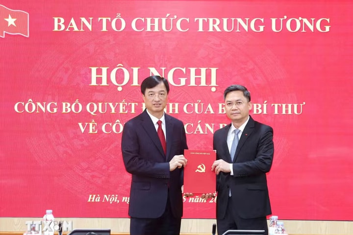Đồng chí Hà Minh Hải giữ chức Phó Trưởng ban Tổ chức Trung ương