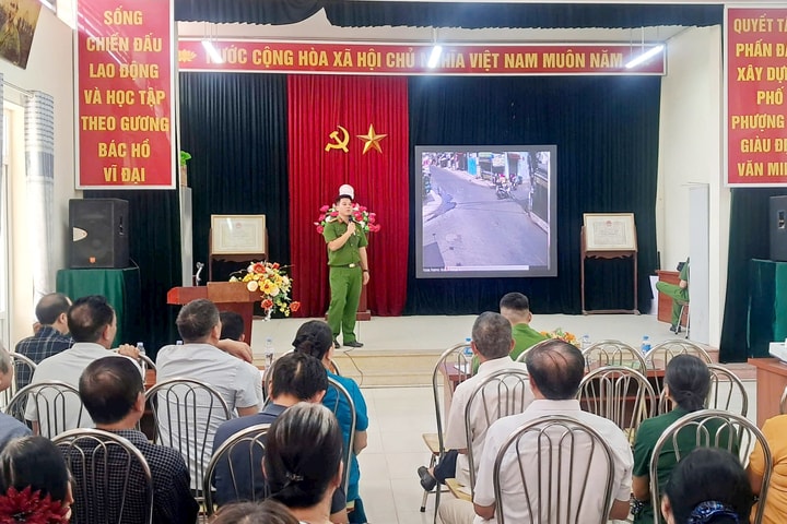 Xã Đan Phượng: Tuyên truyền, phổ biến pháp luật về phòng chống ma túy, an toàn giao thông