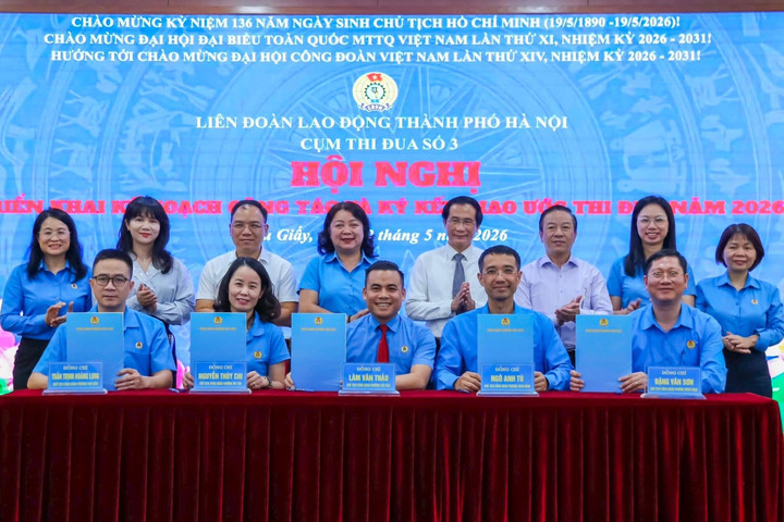 Cụm thi đua số 03 triển khai nhiệm vụ công tác, ký kết giao ước thi đua năm 2026