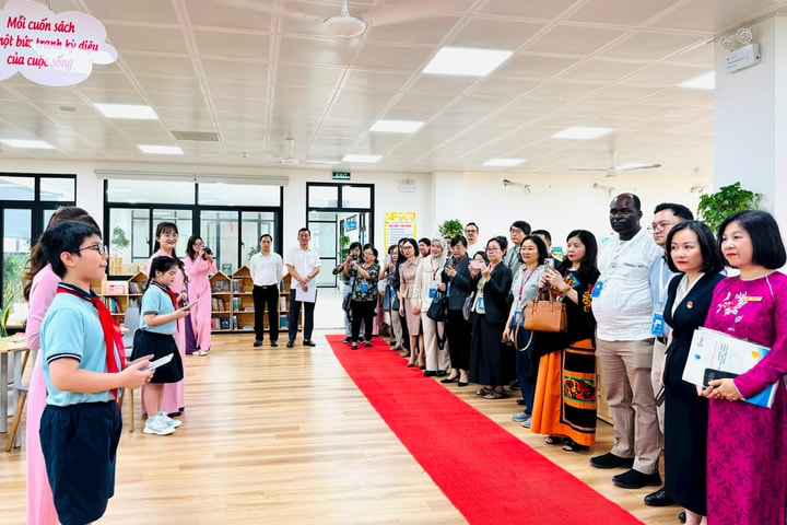 Trường Tiểu học Kim Liên chia sẻ kinh nghiệm giáo dục với SEAMEO