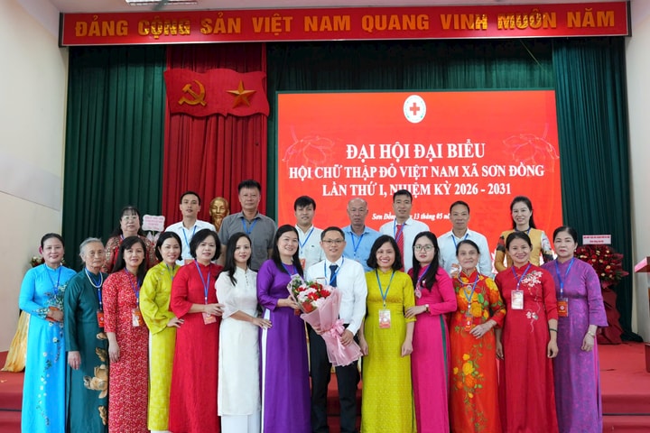 Đại hội Hội Chữ thập đỏ xã Sơn Đồng lần thứ I thành công tốt đẹp