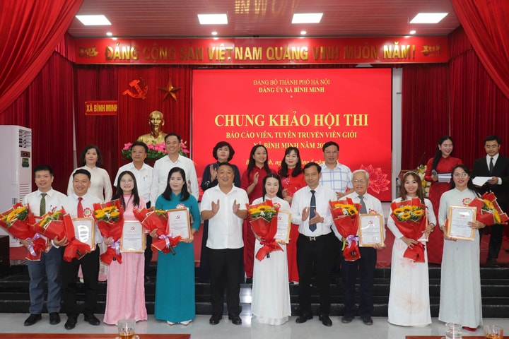 Bình Minh lan tỏa Nghị quyết qua Hội thi Báo cáo viên, tuyên truyền viên giỏi