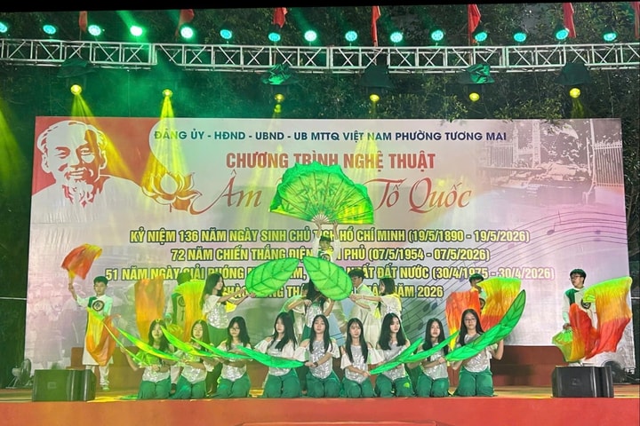 Phường Tương Mai: Khơi dậy niềm tự hào dân tộc qua chương trình nghệ thuật “Âm vang Tổ quốc”